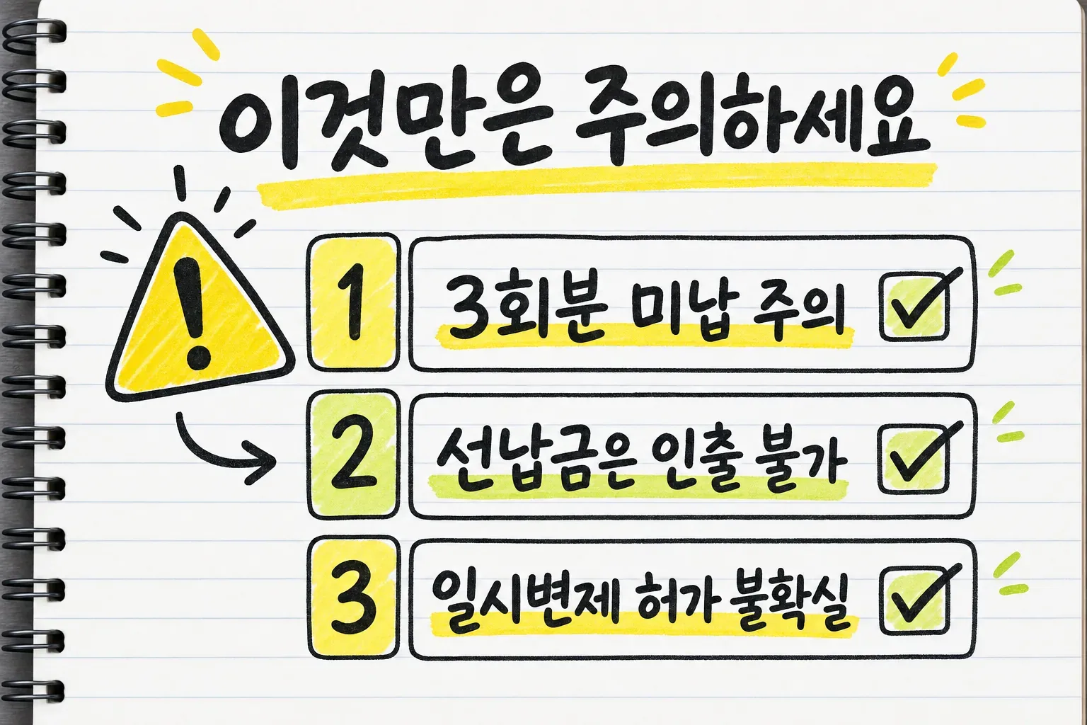 이것만은 주의하세요