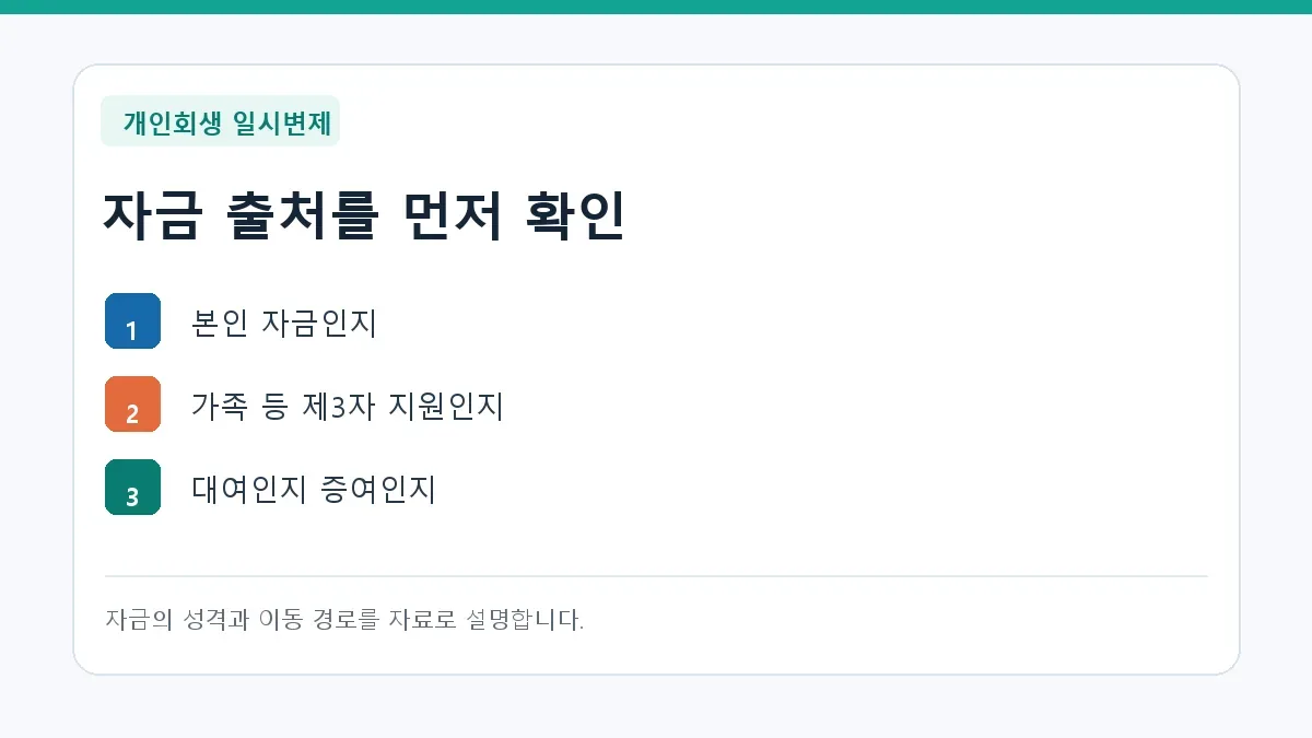 자금 출처를 먼저 확인