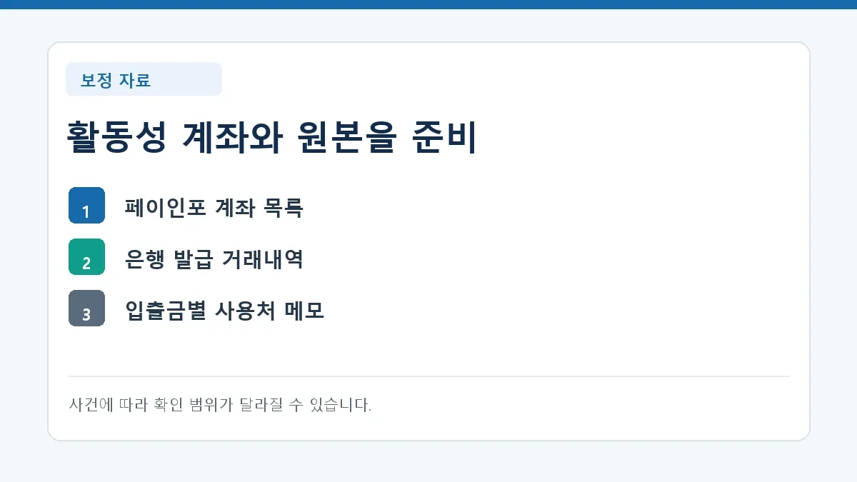 서울 기준 해설 · 핵심 내용을 정리한 기준표