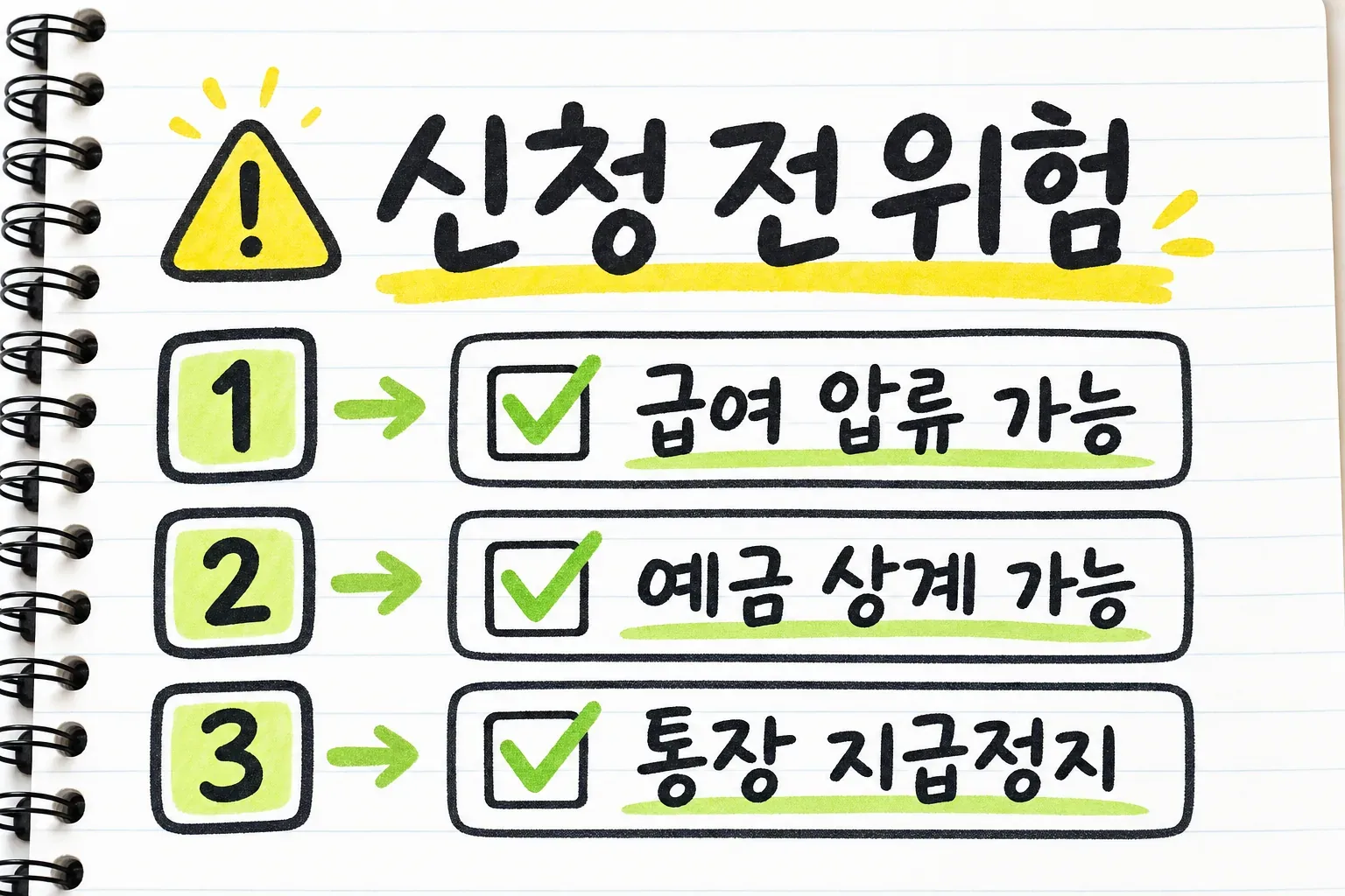 신청 전 위험