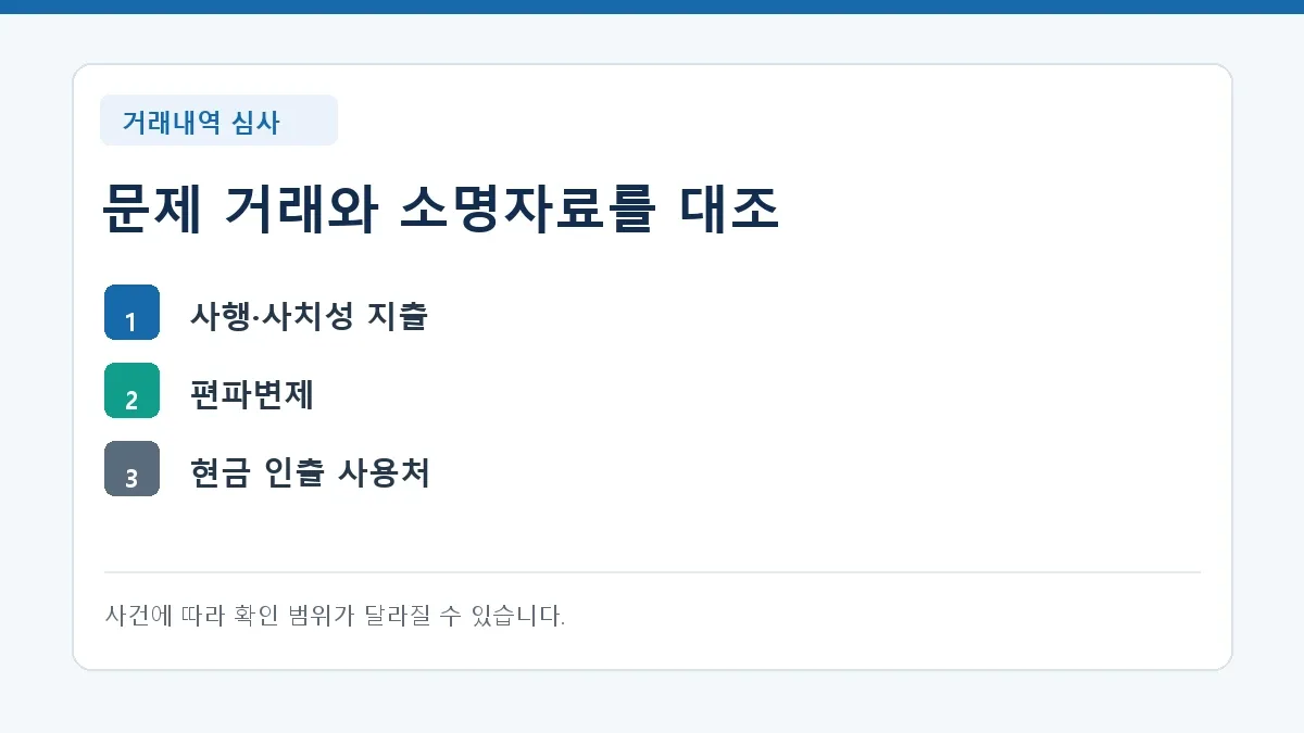 서울 기준 해설 · 핵심 내용을 정리한 기준표