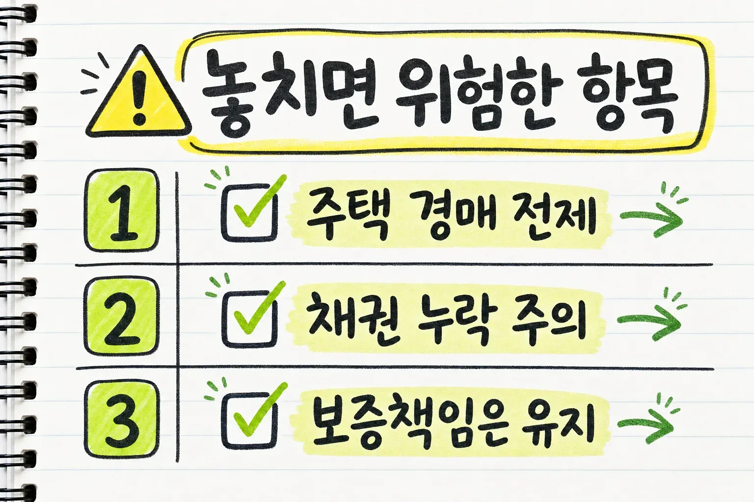 놓치면 위험한 항목