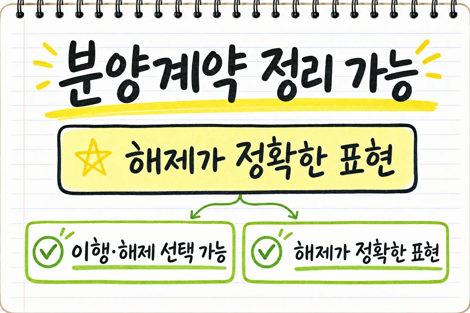 분양계약 정리 가능
