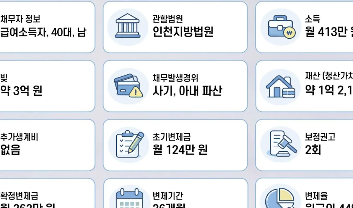개인회생 개시결정, 생활비 부족과 청산가치 보정 보정 쟁점과 제출자료